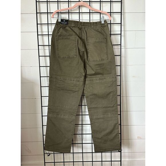 American Bazi Olive Green Cargo Twill Joggers sz medium NWT‎ - Picture 5 of 10
